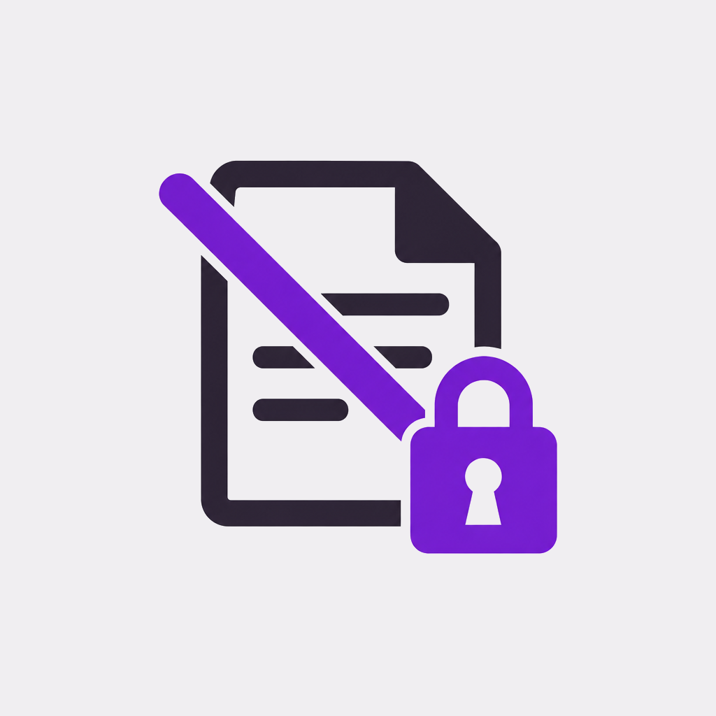 Zero logs kept icon